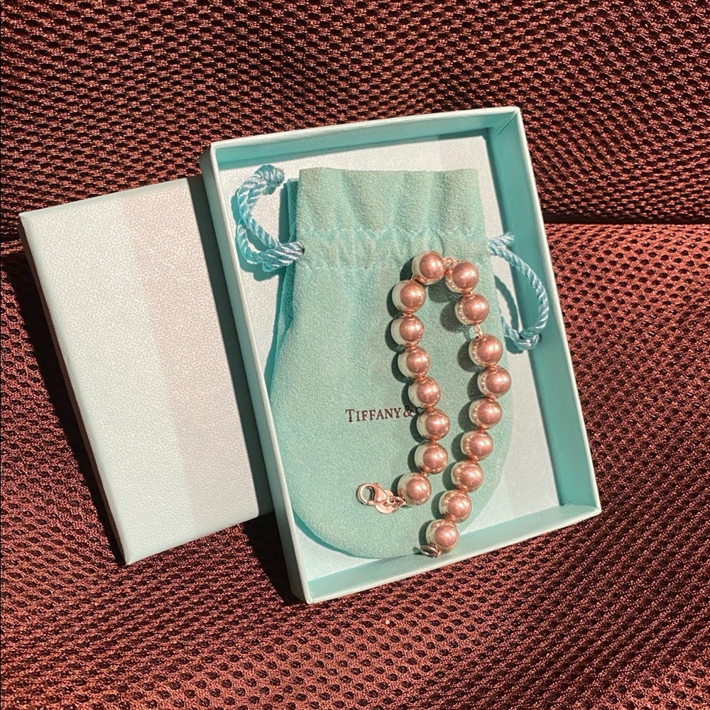 Tiffany & Co. 925 silver beaded bracelet